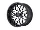 American Racing AR910 Gloss Black Machined Wheel; 18x9; 0mm Offset (94-98 Mustang)