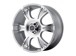 American Racing Dagger Silver Machined Wheel; 17x8 (94-98 Mustang)