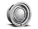 American Racing Smoothie Chrome Steel Wheel; Rear Only; 15x10 (94-98 Mustang)