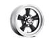 American Racing Torq Thrust D Satin Black with Machined Lip Wheel; 15x4.5 (94-98 Mustang)