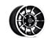 American Racing Vector Satin Black Machined Wheel; 15x7 (94-98 Mustang)