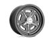 American Racing VN502 Mag Gray Wheel; Rear Only; 15x10 (94-98 Mustang)