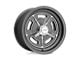 American Racing VN502 Mag Gray Wheel; Front Only; 15x5 (94-98 Mustang)