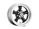 American Racing Torq Thrust D Satin Black with Machined Lip Wheel; 16x8 (99-04 Mustang GT, V6)