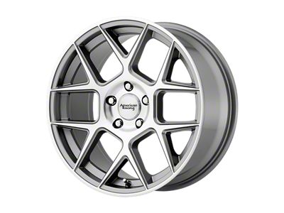 American Racing APEX Gun Metal Machined Face Wheel; 20x8.5; 38mm Offset (16-24 Camaro)