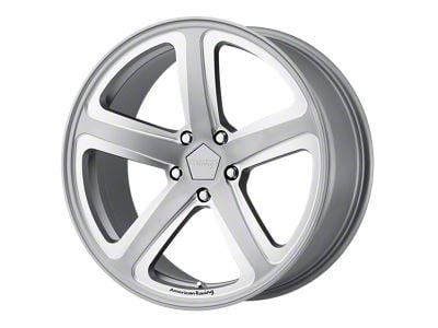 American Racing Hot Lap Satin Gray Milled Wheel; 18x8; 38mm Offset (16-24 Camaro, Excluding SS w/ 6-Piston Front Calipers & ZL1)