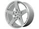 American Racing HELLION Machined Silver Wheel; 22x9 (11-23 RWD Charger)