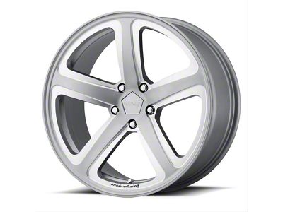 American Racing Hot Lap Satin Gray Milled Wheel; 18x8 (11-23 RWD Charger, Excluding Widebody)