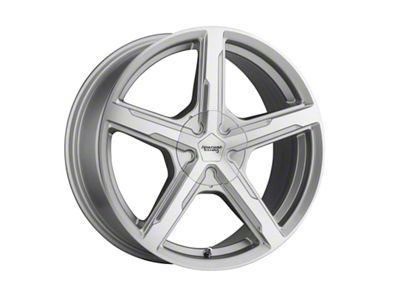 American Racing Trigger Silver Machined Wheel; 18x8 (11-23 RWD Charger, Excluding Widebody)