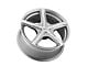 American Racing Trigger Silver Machined Wheel; 18x8 (11-23 RWD Charger, Excluding Widebody)