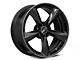 American Racing TTF Gloss Black with DDT Lip Wheel; Rear Only; 20x11 (11-23 RWD Charger, Excluding Widebody)
