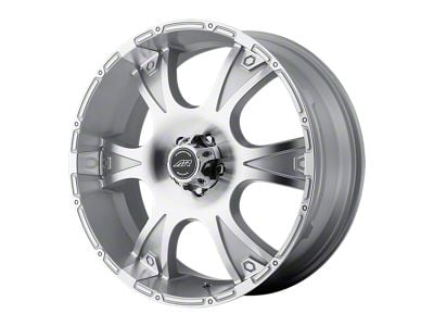 American Racing Dagger Silver Machined Wheel; 17x8 (2024 Mustang)