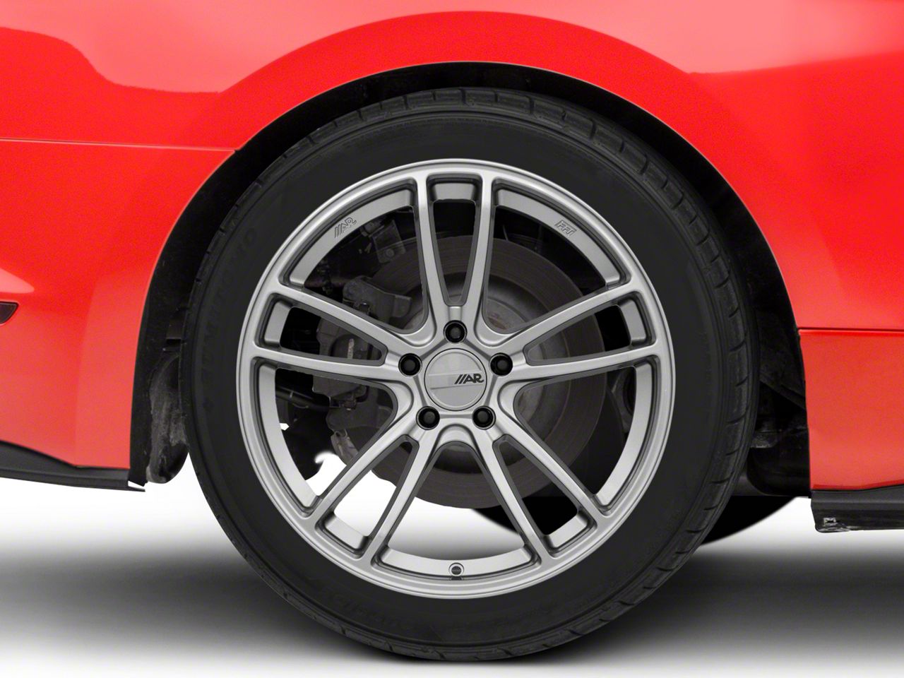 American Racing Mustang Mach Five Graphite Wheel; Rear Only; 19x11.5 ...