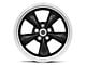 American Racing TORQ THRUST M Gloss Black Machined Wheel; 18x9 (99-04 Mustang)