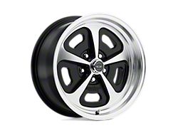 American Racing VN501 Gloss Black Machined Wheel; 17x8; 0mm Offset (24-25 Mustang)