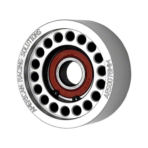 American Racing Solutions Smooth Billet Idler Pulley; 76mm x 8-Rib (Universal; Some Adaptation May Be Required)