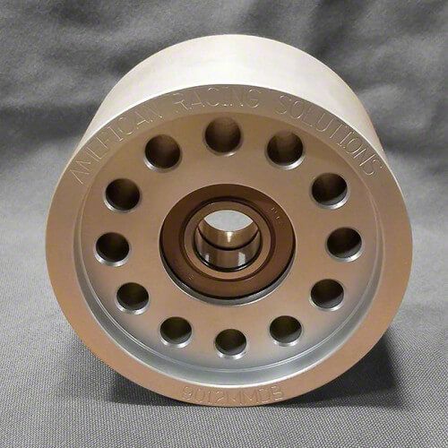 American Racing Solutions Mustang Double Bearing Smooth Billet Idler Pulley 90mm X 12 Rib 0596