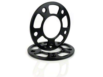 AMT Motorsport 1/4-Inch Wheel Spacers; Black (97-19 Corvette C5, C6 & C7)