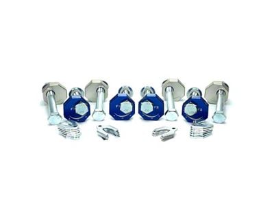 AMT Motorsport Adjustable Camber Kit; Blue (20-25 Corvette C8)