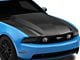 Anderson Composites 3-Inch Type-CJ Cowl Hood; Carbon Fiber (10-12 Mustang GT, V6)