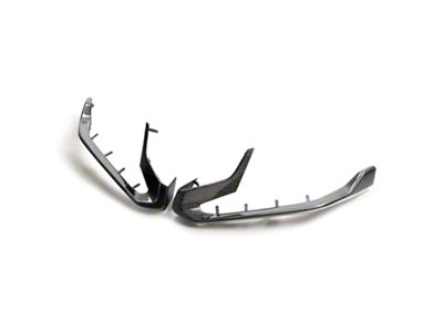 Anderson Composites Front Bumper Trim; Carbon Fiber (20-22 Mustang GT500)