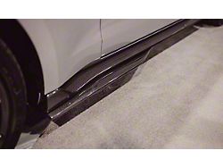 Anderson Composites Rocker Panel Splitters; Carbon Fiber (20-22 Mustang GT500)