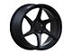 Anovia Wheels Titan Satin Black Wheel; 18x9.5 (10-14 Mustang GT w/o Performance Pack, V6)