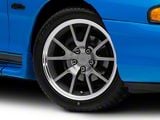 FR500 Style Anthracite Wheel; 17x9; 30mm Offset (94-98 Mustang)