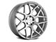Aodhan AFF2 Gloss Silver Machined Wheel; Rear Only; 20x10.5 (10-15 Camaro)
