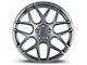 Aodhan AFF2 Matte Gray Wheel; Rear Only; 20x10.5 (10-15 Camaro)