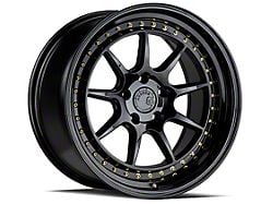 Aodhan DS-X Gloss Black with Gold Rivets Wheel; 19x9.5; 15mm Offset (10-14 Mustang)