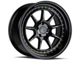 Aodhan DS-X Gloss Black with Gold Rivets Wheel; 19x9.5; 30mm Offset (10-14 Mustang)