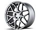 Aodhan AFF2 Matte Gray Wheel; Rear Only; 20x10.5 (16-24 Camaro)