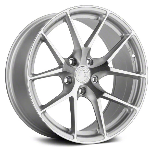 Aodhan Camaro AFF7 Gloss Silver Machined Wheel; 20x9; 30mm Offset  AFF72090512030SMF (16-24 Camaro) - Free Shipping