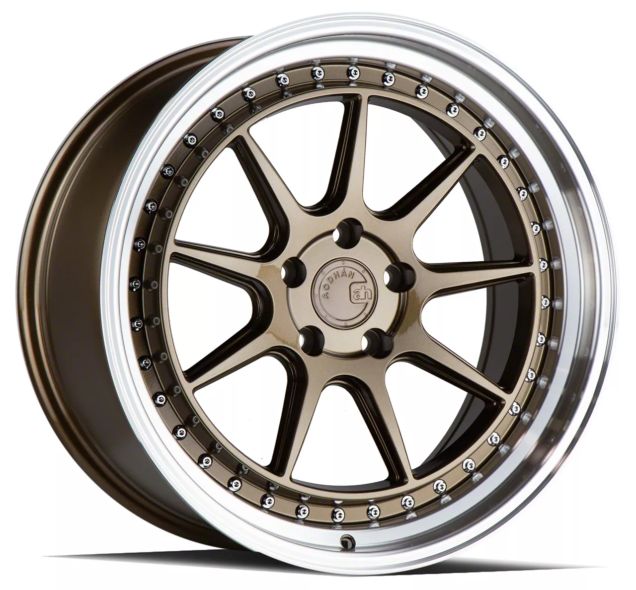 Aodhan Mustang DS-X Bronze with Machine Lip Wheel; 19x9.5 ...