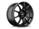 APEX SM-10 Satin Black Wheel; 18x10 (2024 Mustang EcoBoost w/o Performance Pack)