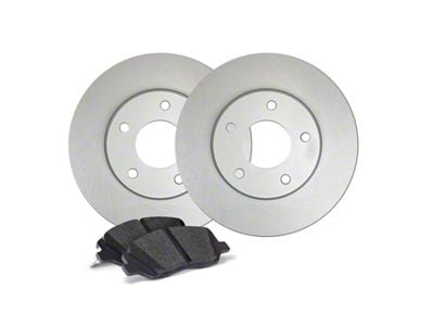 Apex One Enviro-Friendly Geomet OE Brake Rotor and Friction Point Pad Kit; Rear (13-14 Mustang GT w/ Performance Pack & Manual Transmission)