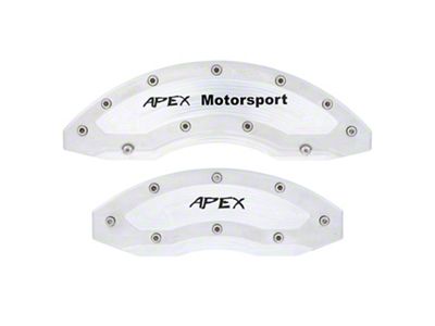 Apex Overlay Gen III Brake Caliper Overlays; Raw; Front and Rear (93-24 Camaro w/ 18+ Inch Wheels)