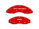 Apex Overlay Gen III Brake Caliper Overlays; Red; Front and Rear (08-23 Challenger w/ 18+ Inch Wheels)