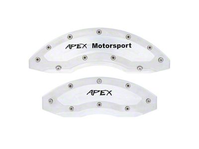 Apex Overlay Gen III Brake Caliper Overlays; Raw; Front and Rear (06-23 Charger w/ 18+ Inch Wheels)