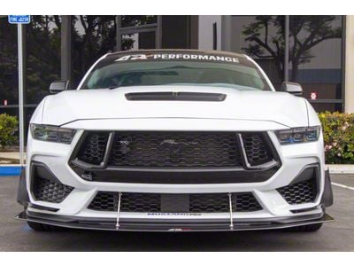 APR Performance Front Bumper Canards; Carbon Fiber (2024 Mustang GT)