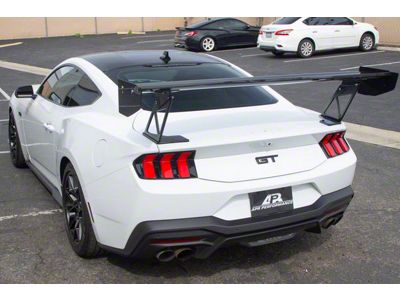 APR Performance GT-250 Adjustable Wing without Center Cover; 67-Inch (2024 Mustang Fastback)