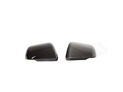 APR Performance Mirror Caps with Turn Signal Openings; Carbon Fiber (15-25 Mustang)