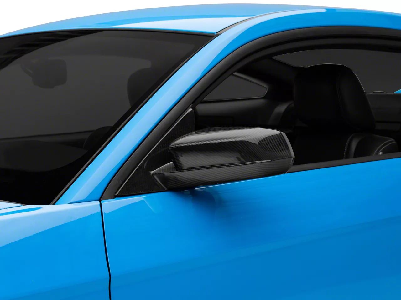 APR Performance Mustang Replacement Mirrors; Carbon Fiber CBM