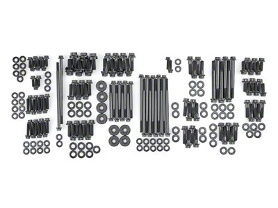 ARP LS Gen III Chevy Engine and Accessory Bolt Kit; Black Oxide 12-Point (98-02 5.7L Camaro)