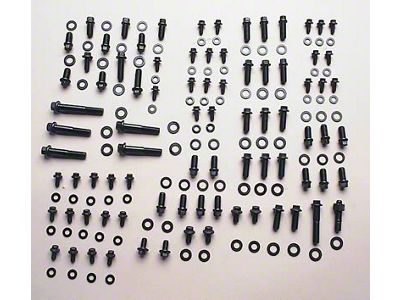 ARP LS Gen III Chevy Engine and Accessory Bolt Kit; Black Oxide Hex (98-02 5.7L Camaro)