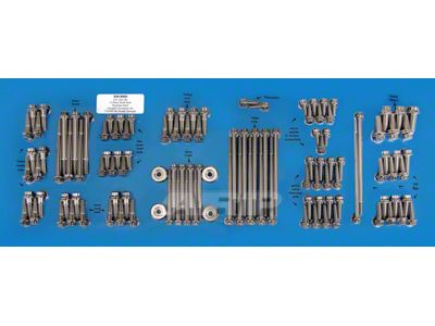 ARP Stainless Engine and Accessory Bolt Kit; 12-Point (98-02 5.7L Camaro)