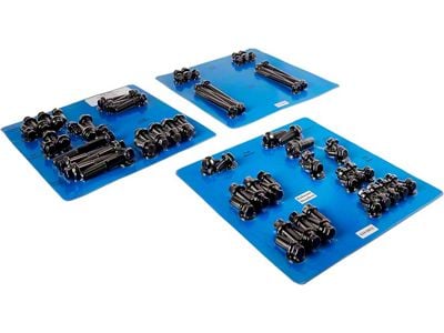 ARP Gen III HEMI Chrysler Engine and Accessory Bolt Kit; Black Oxide Hex (06-23 5.7L HEMI, 6.1L HEMI Charger)