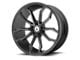 Asanti Athena Matte Graphite Wheel; Rear Only; 22x10.5 (06-10 RWD Charger)