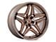 Asanti Duke Platinum Bronze Wheel; Rear Only; 22x10.5 (06-10 RWD Charger)